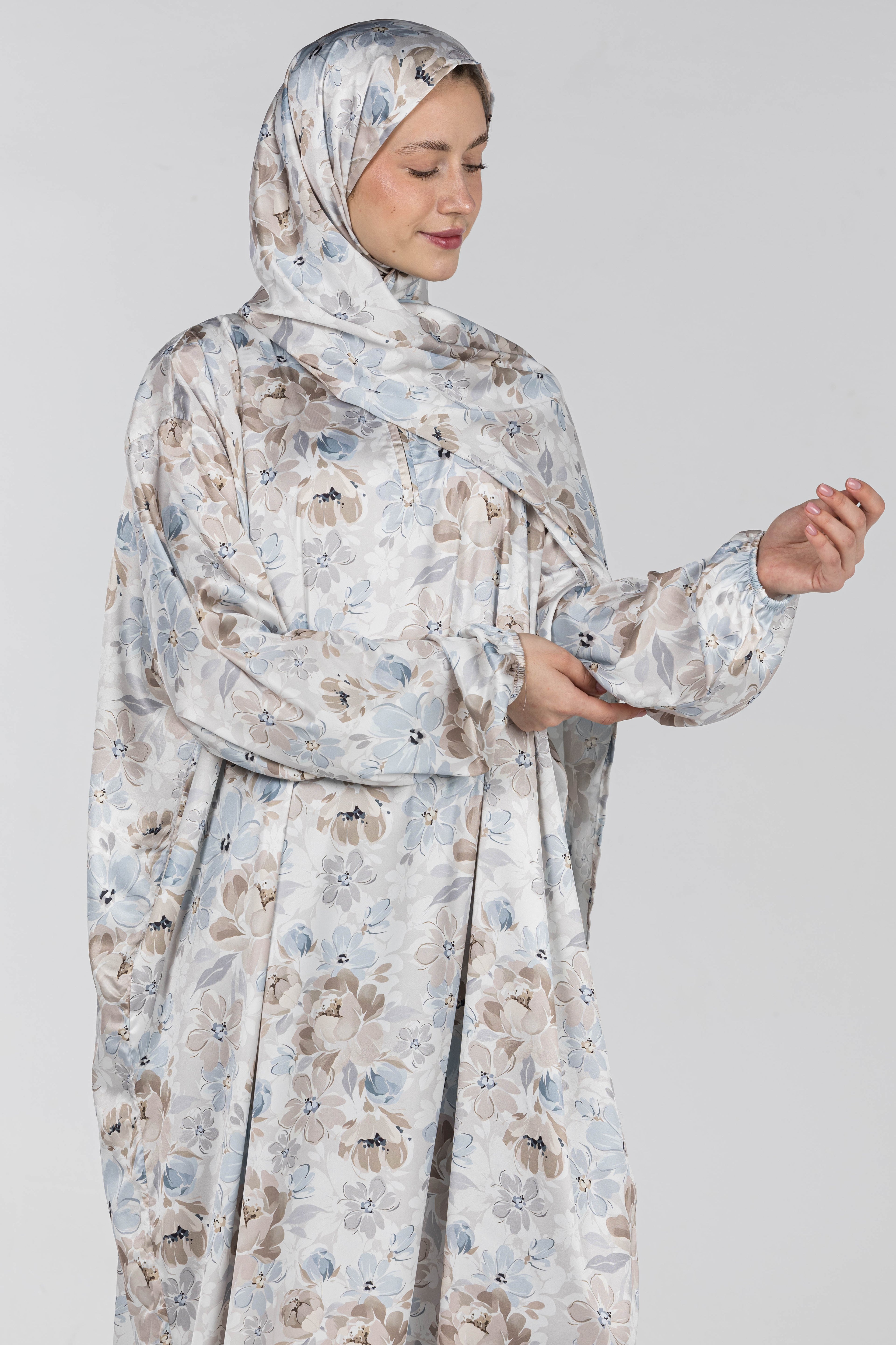 Luminous Flora | Silk Satin Esdal