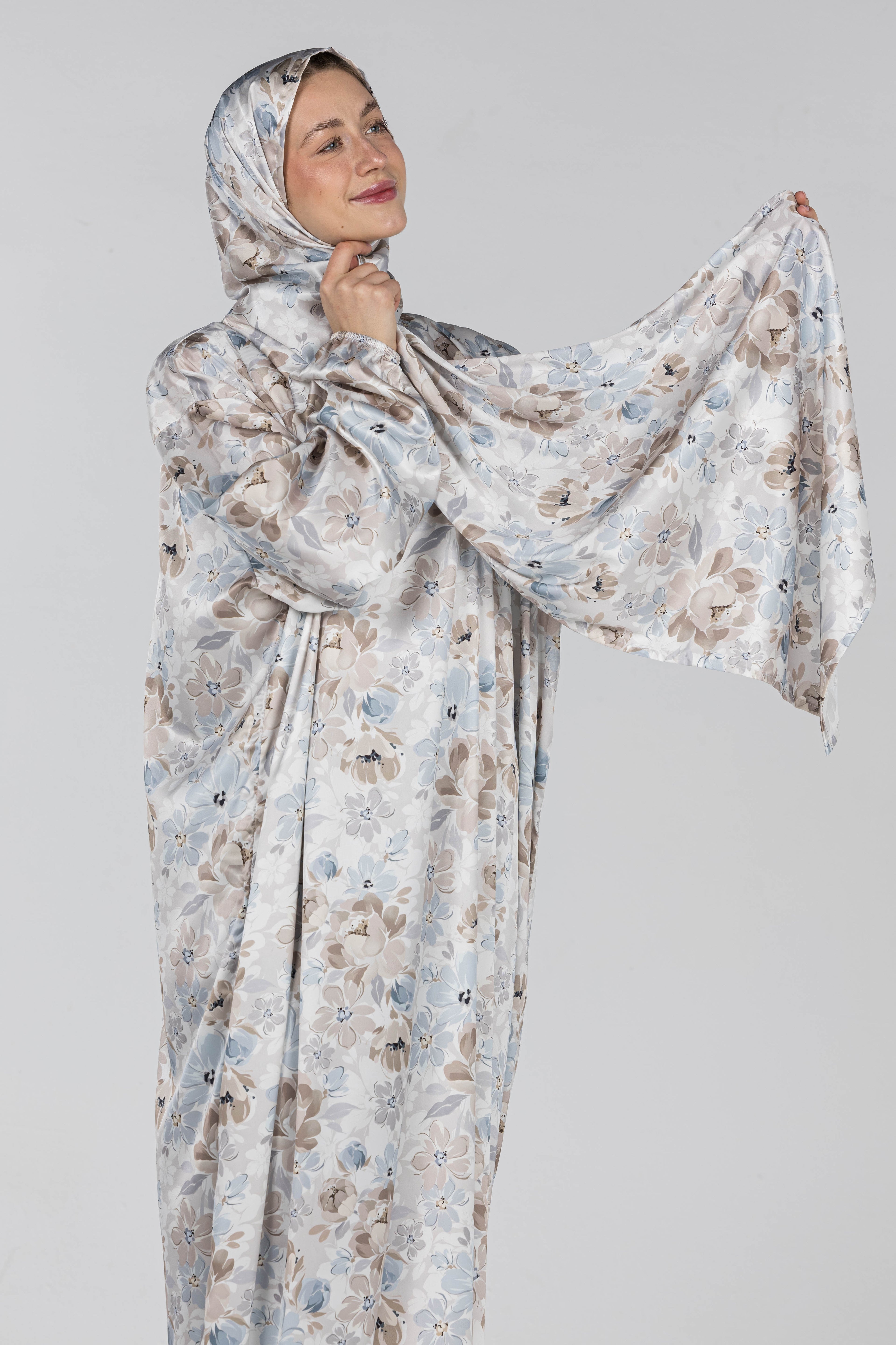 Luminous Flora | Silk Satin Esdal