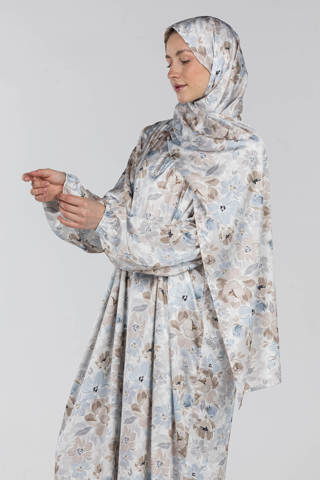 Luminous Flora | Silk Satin Esdal