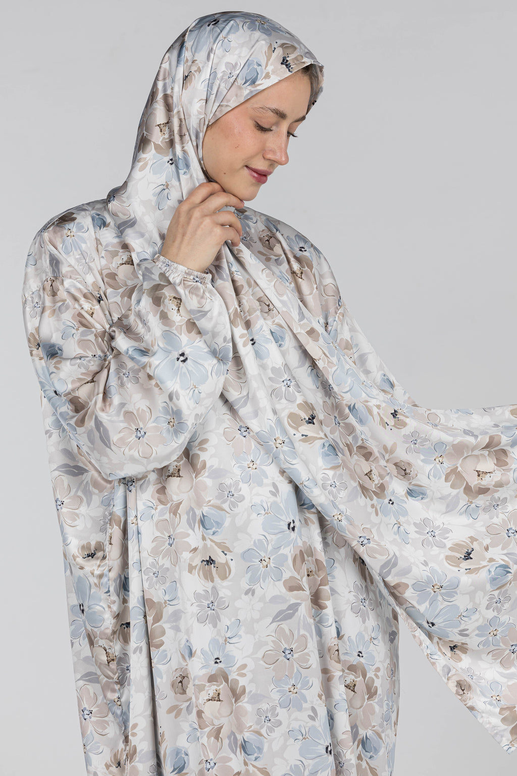 Luminous Flora | Silk Satin Esdal