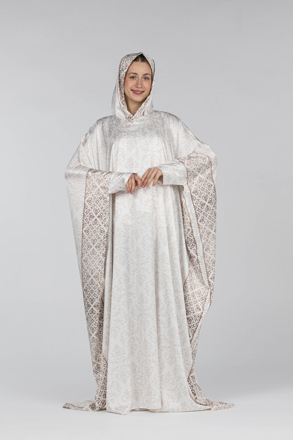 Champagne Damask | Silk Satin Butterfly Esdal