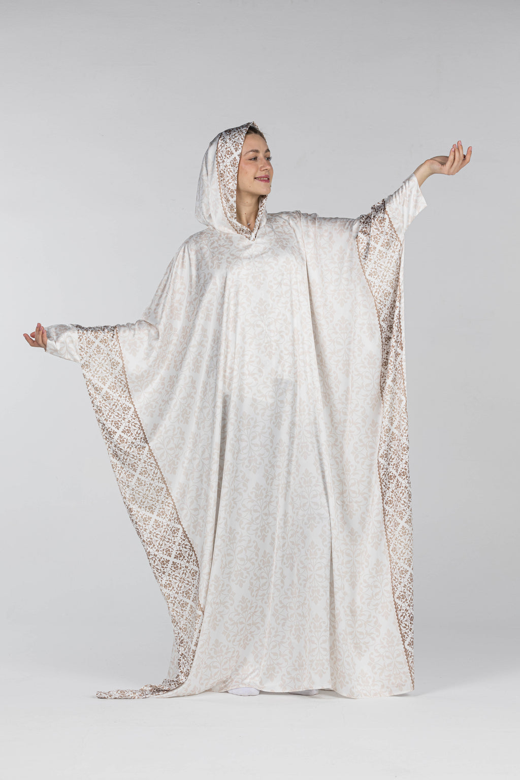 Champagne Damask | Silk Satin Butterfly Esdal