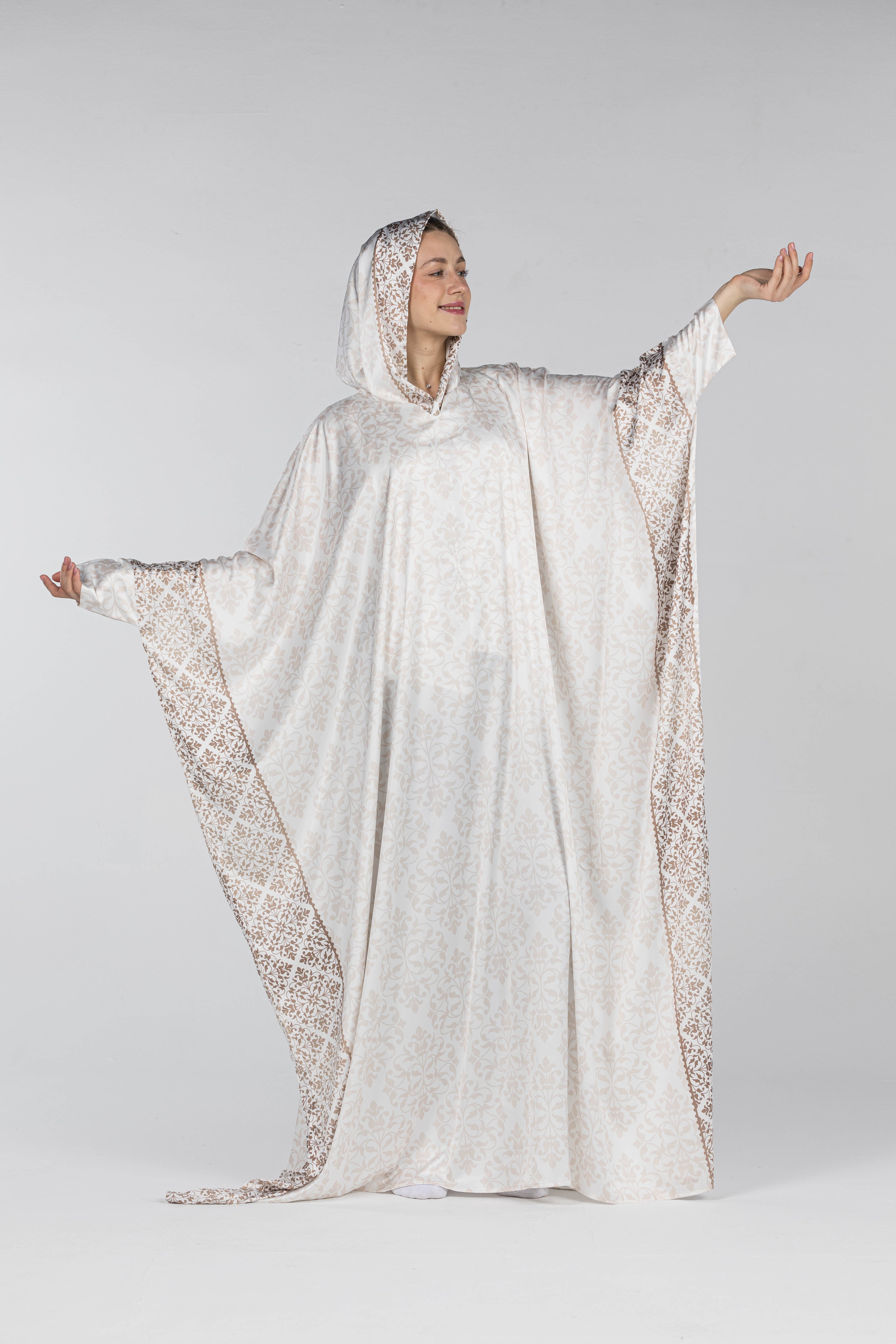 Champagne Damask | Silk Satin Butterfly Esdal