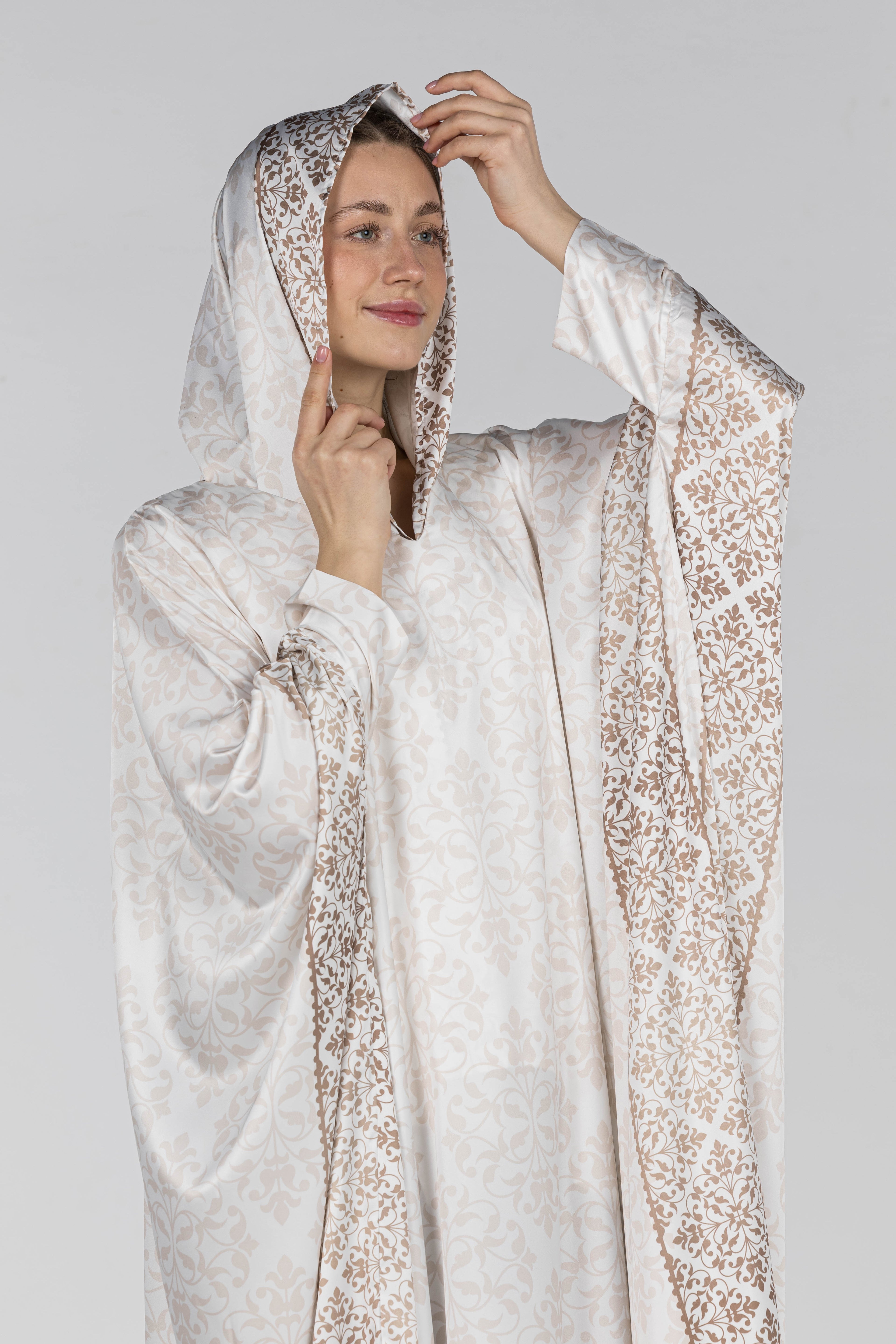 Champagne Damask | Silk Satin Butterfly Esdal