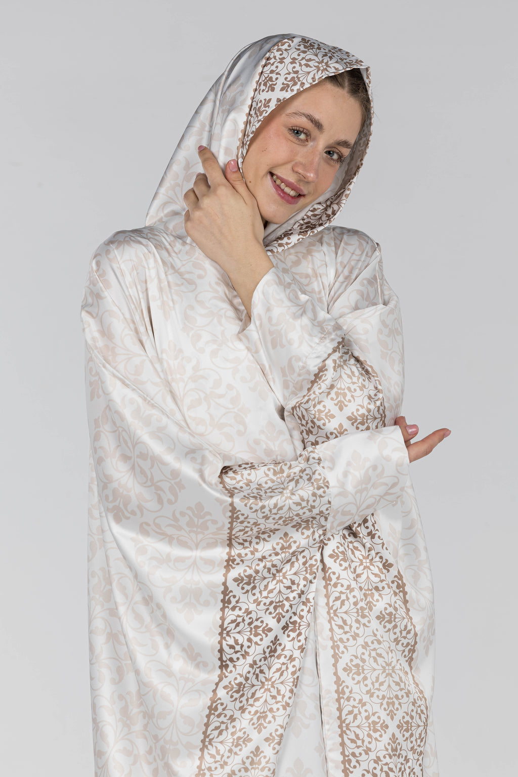 Champagne Damask | Silk Satin Butterfly Esdal