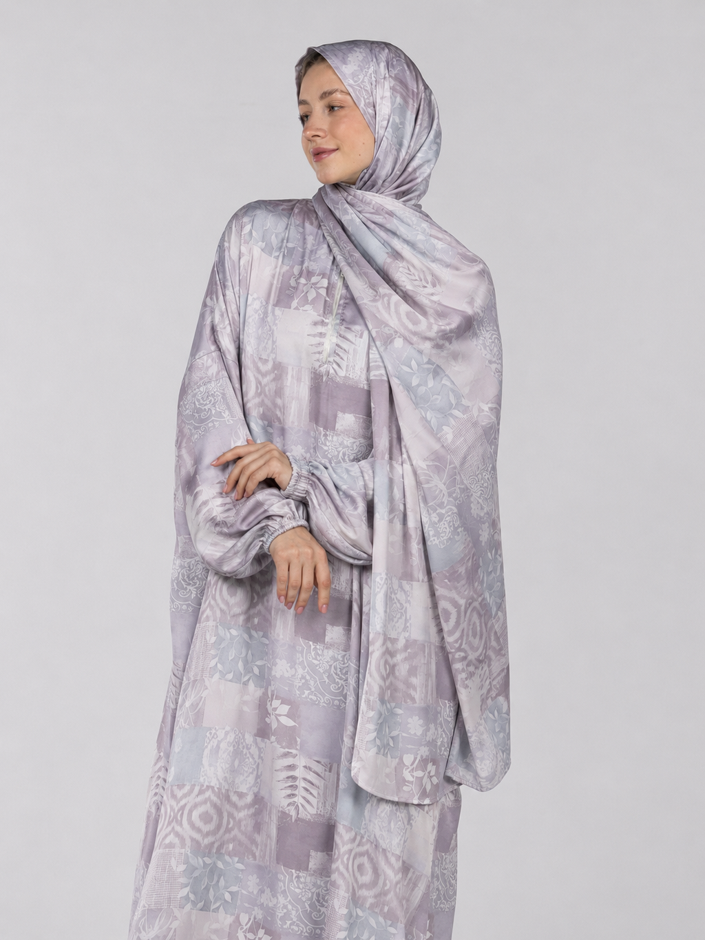 Misty Lavender | Silk Satin Esdal