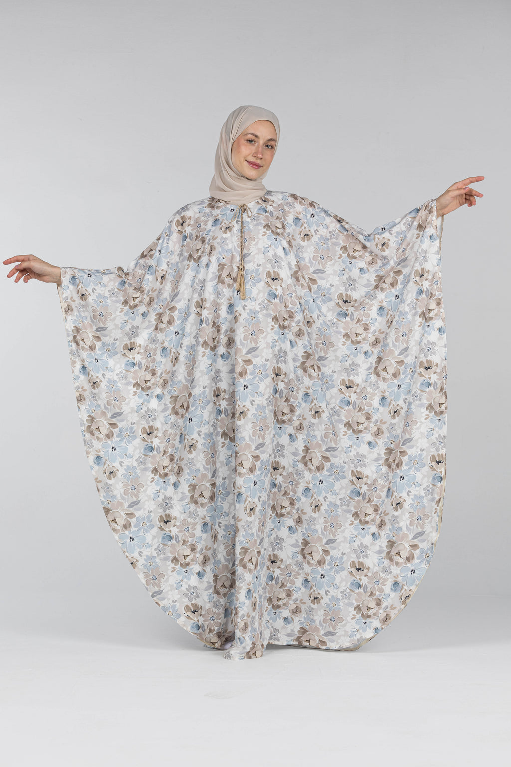Watercolor Bloom | Soft Fabric Abaya