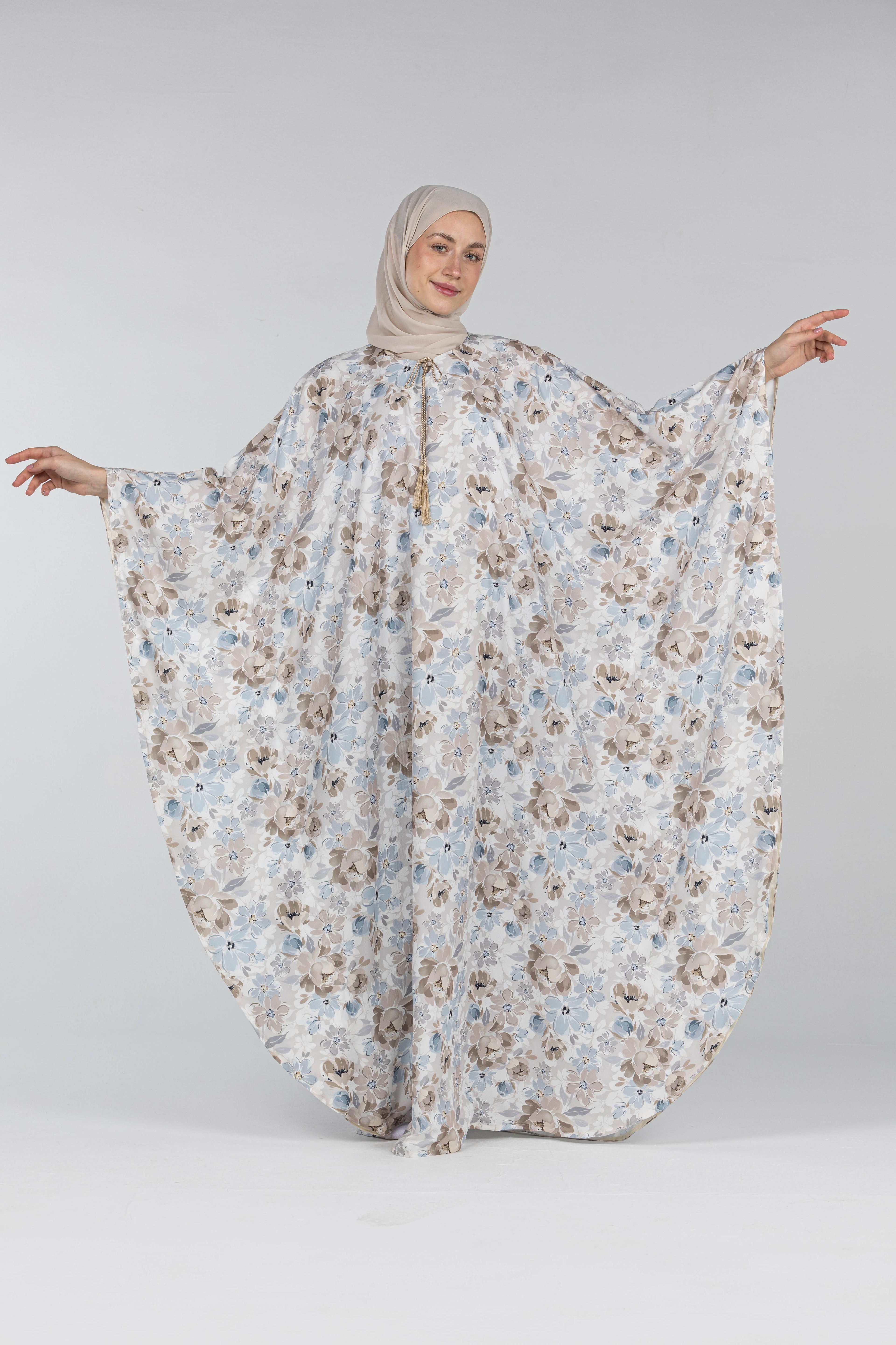 Watercolor Bloom | Soft Fabric Abaya