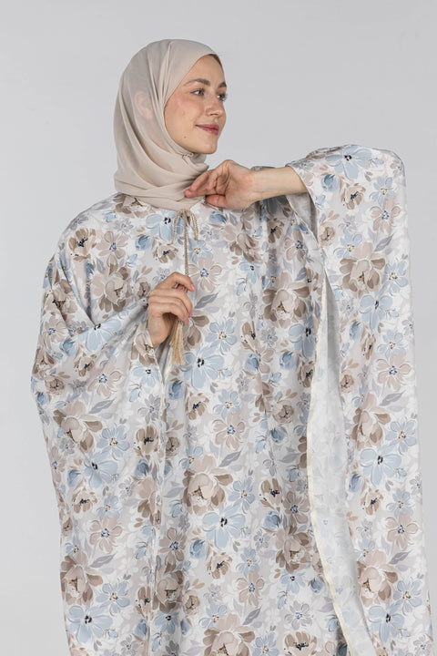 Watercolor Bloom | Soft Fabric Abaya