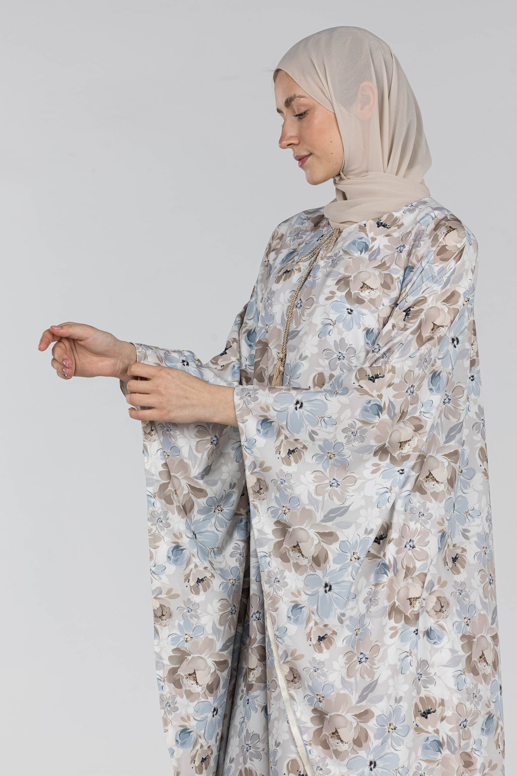 Watercolor Bloom | Soft Fabric Abaya