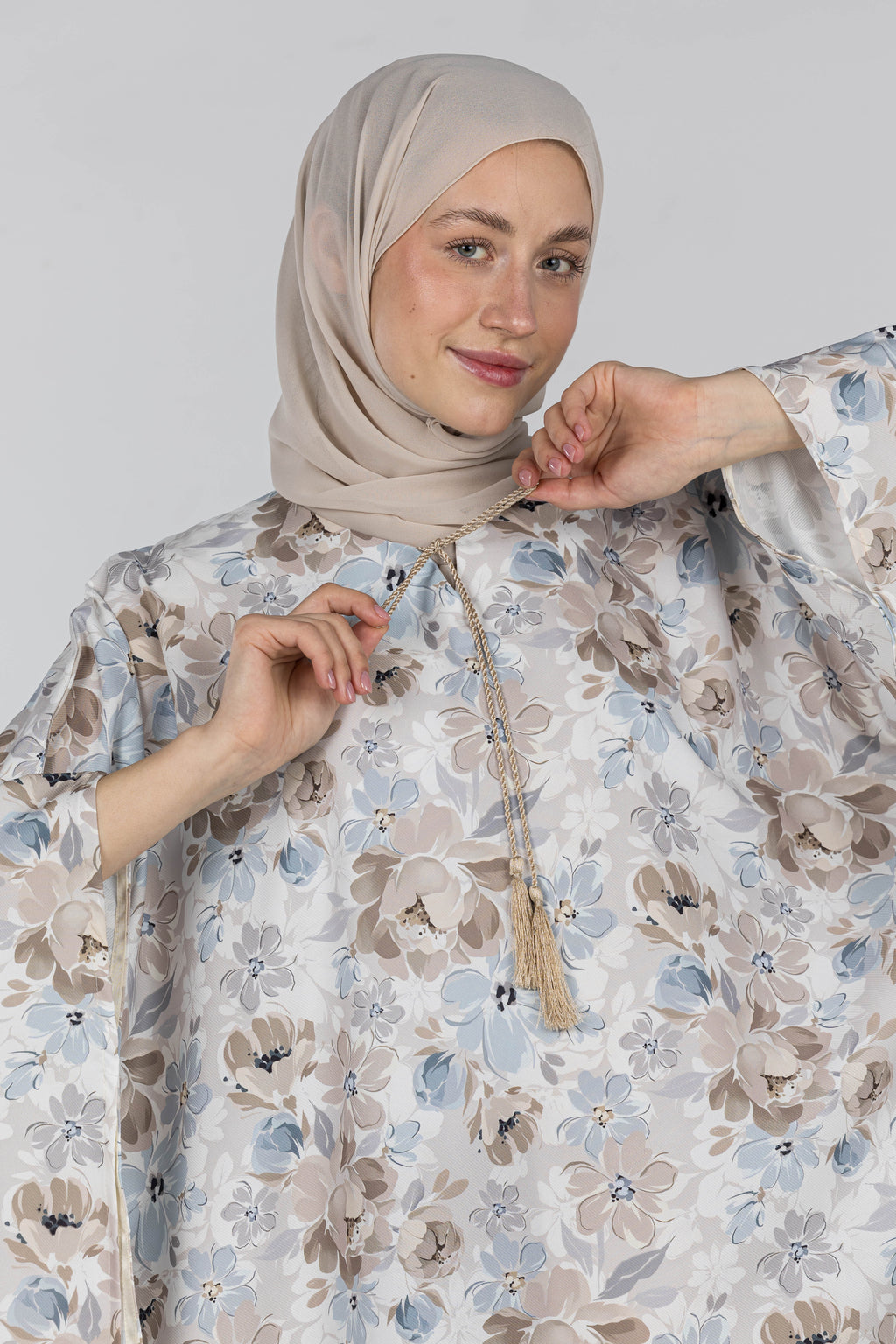 Watercolor Bloom | Soft Fabric Abaya