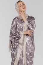 Sakura Serenity | Silk Satin Abaya